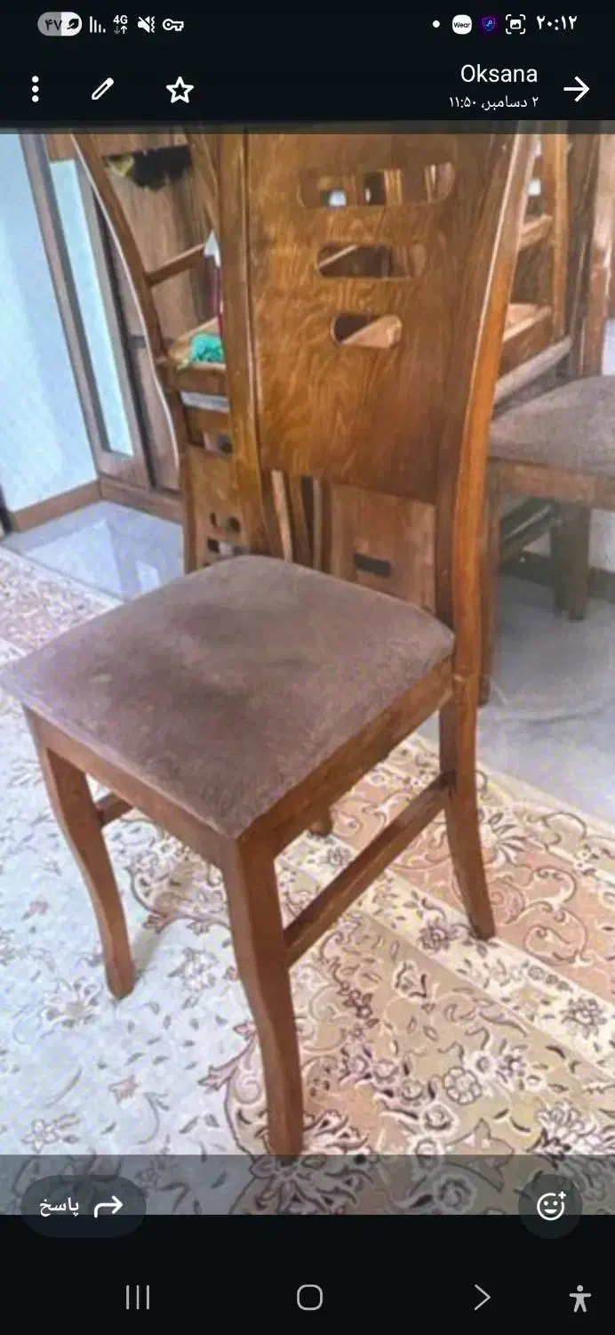 ۶ عد صندلی|میز و صندلی غذاخوری|تهران, سلیمانی|دیوار