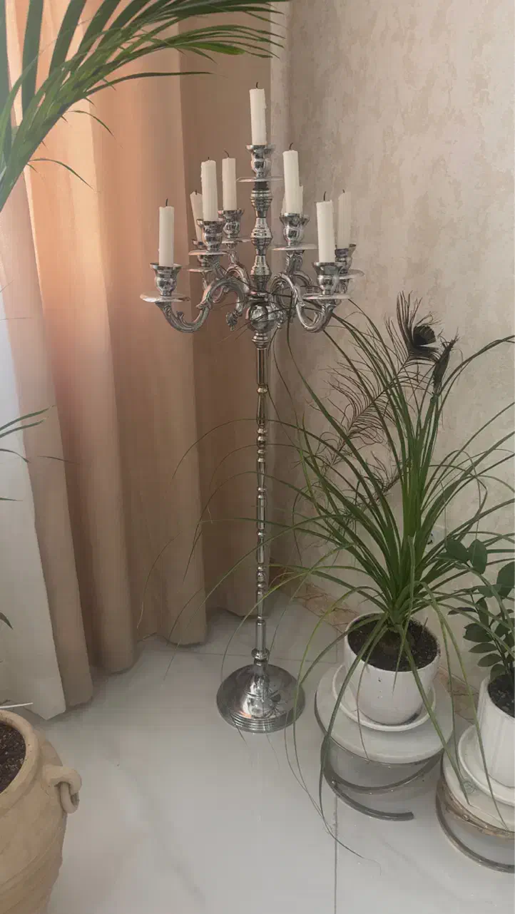 شمعدان کنار سالنی ۹ شاخه|چراغ خواب و آباژور|تهران, نازی‌آباد|دیوار