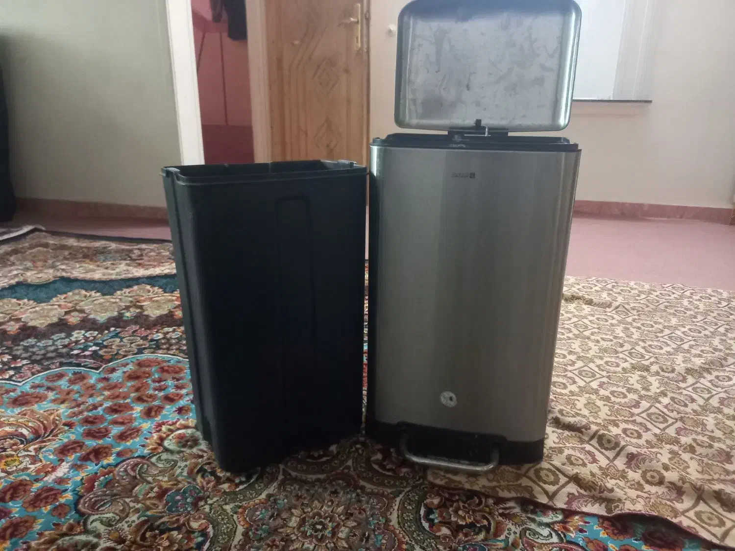 سطل زباله استیل|لوازم نظافت|نسیم‌شهر, |دیوار