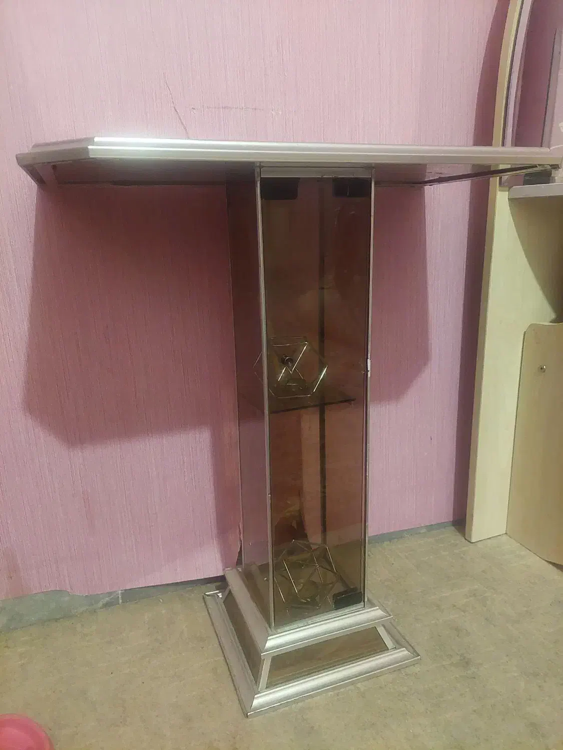 میز آینهای|بوفه، ویترین، کنسول|شیراز, زرگری|دیوار