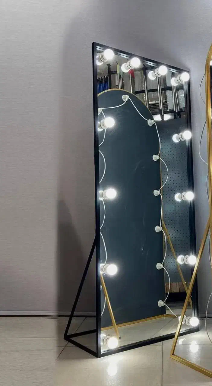 آینه  قدی چراغدار|آینه|فومن, |دیوار