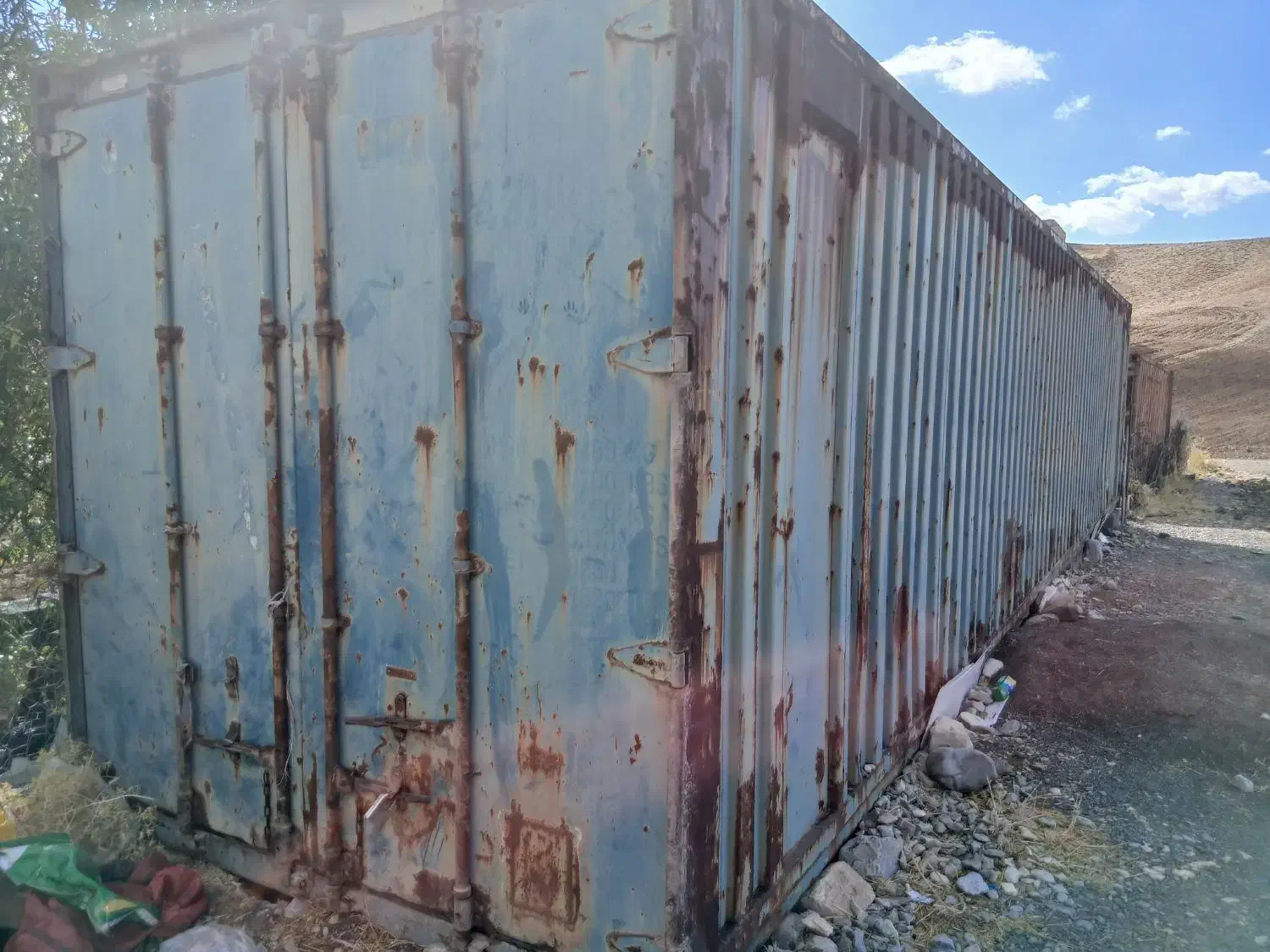 دوعددکانتینر۱۲مترو۶متری|عمدهفروشی|گچی, |دیوار