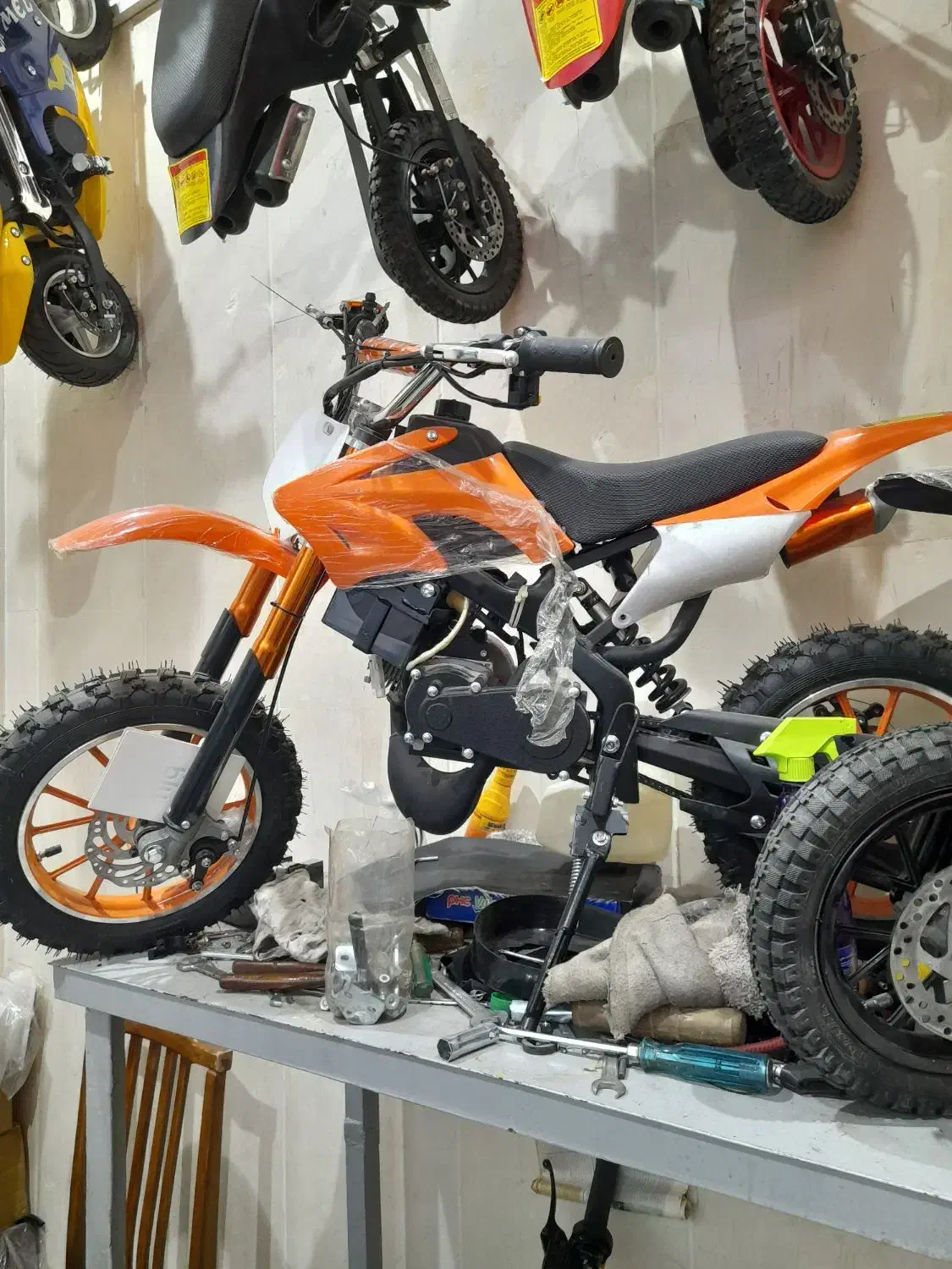 موتور مینی ریس کراس بنزینی تعمیرات لوازم۵۰|موتورسیکلت|تهران, مقدم|دیوار