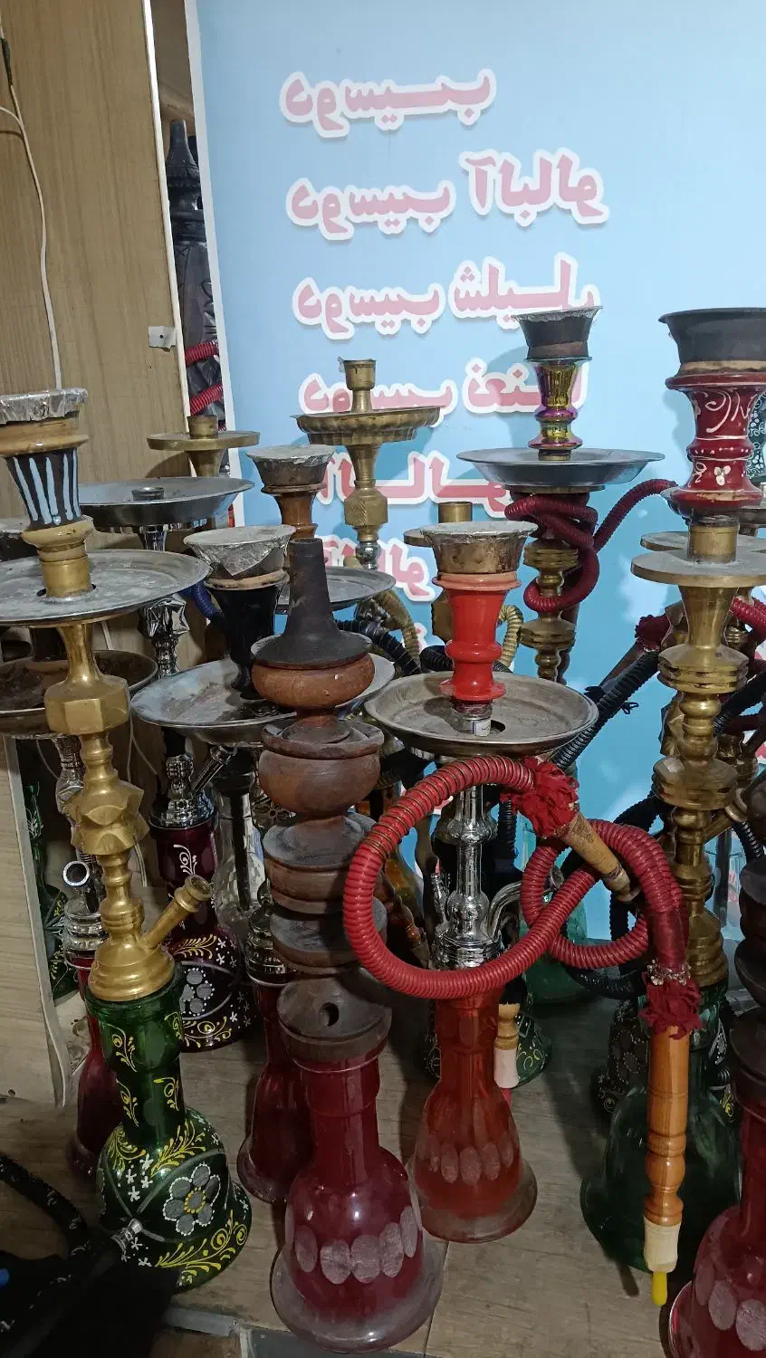 قلیان برنجی و چوبی|کلکسیون و سرگرمی|قرچک, مهدیه|دیوار