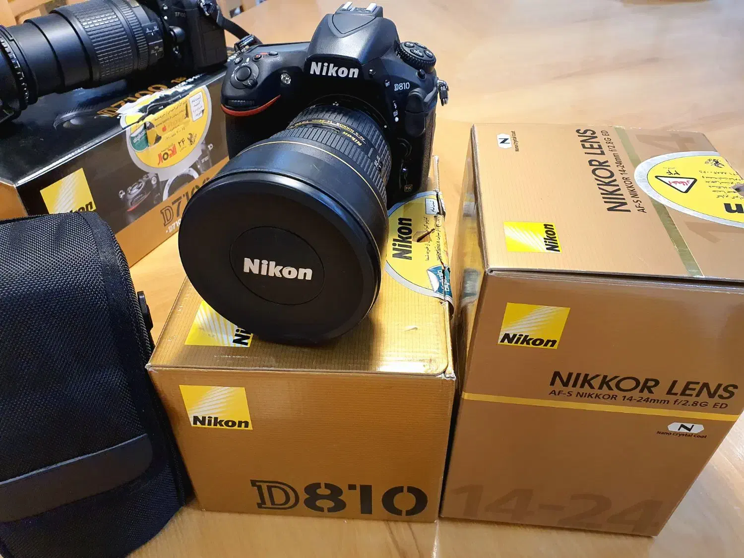 نیکون D810 و لنز های 24-14 و 200-70 واقعا نو|دوربین عکاسی و فیلم‌برداری|تهران, گیشا|دیوار