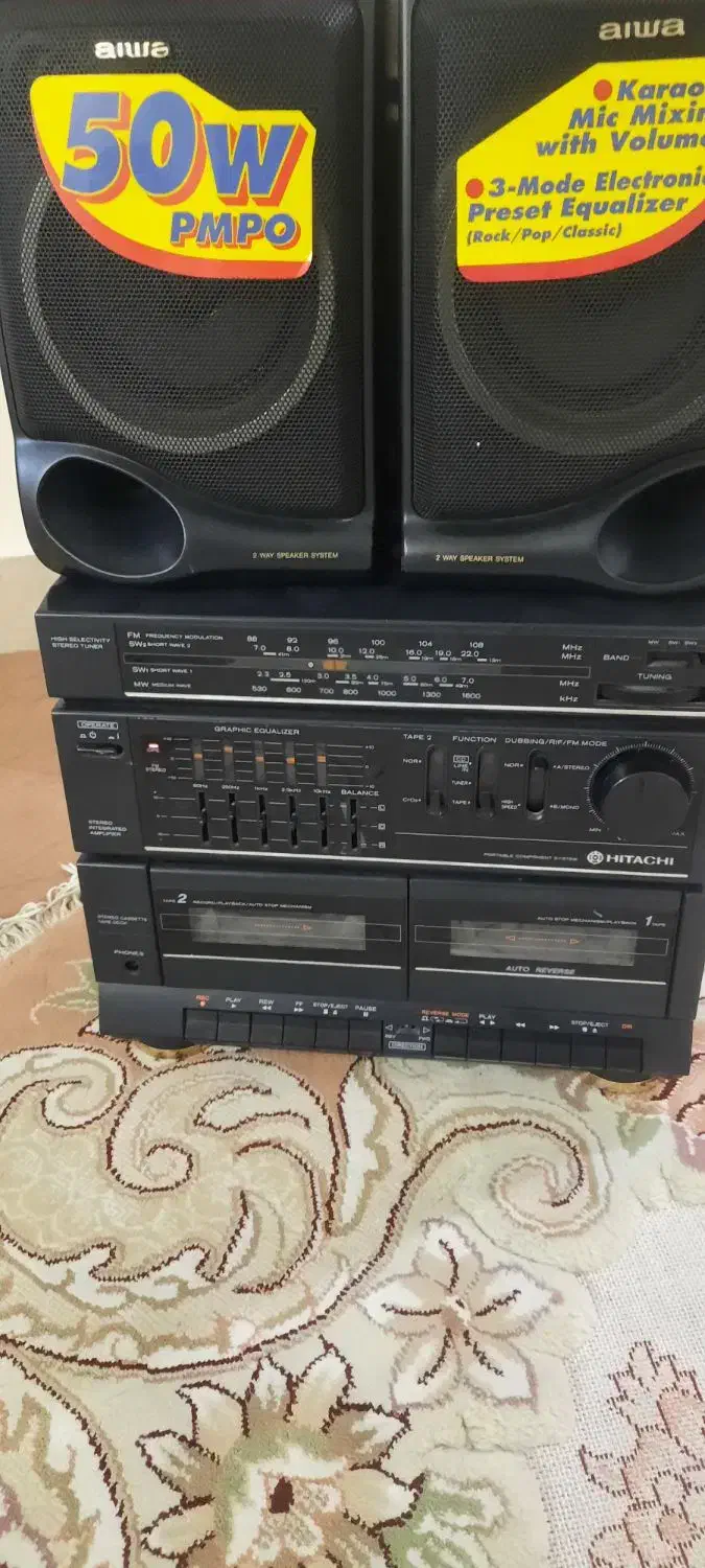 رادیو ظبط  تک کاست و دو کاست|سیستم صوتی خانگی|قم, شهرک قدس|دیوار