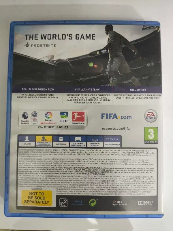 سیدی دیسک fifa 18 مخصوص ps4|کنسول، بازی ویدئویی و آنلاین|پیشوا, |دیوار