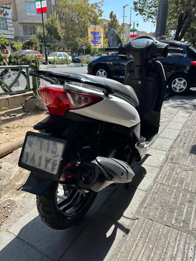 دینو ویندلاکی sym 200 مدل ۱۳۹۹ سفید|موتورسیکلت|تهران, دروازه شمیران|دیوار
