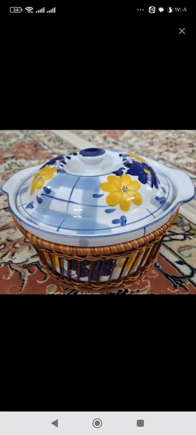 قابلمه و ماهیتابه گل پنبه ای|ظروف پختوپز|مشهد, گلبرگ|دیوار