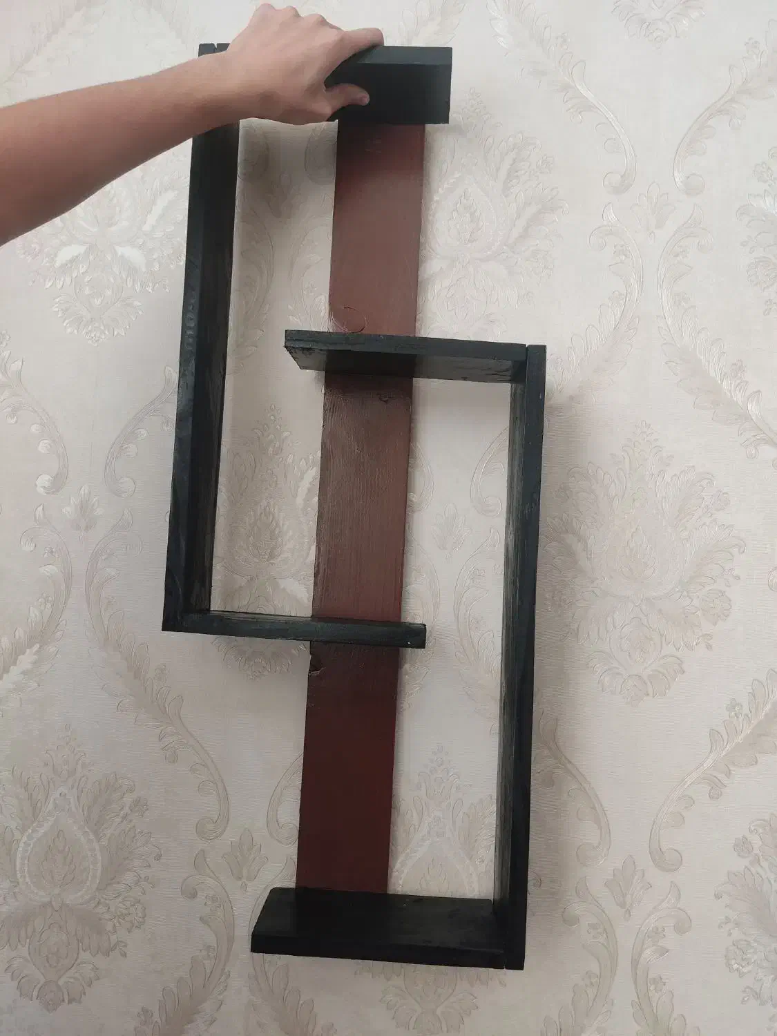 شلف چوبی|کتابخانه، شلف، قفسه‌های دیواری|تربت‌حیدریه, مظفریه|دیوار