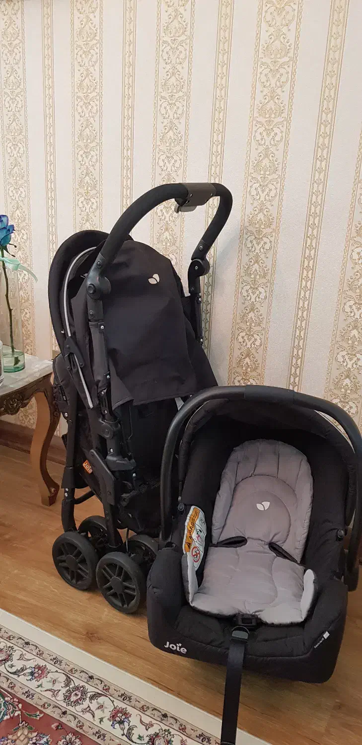 ست کالسکه و کریر ، joie|کالسکه و لوازم جانبی|رشت, گلسار|دیوار