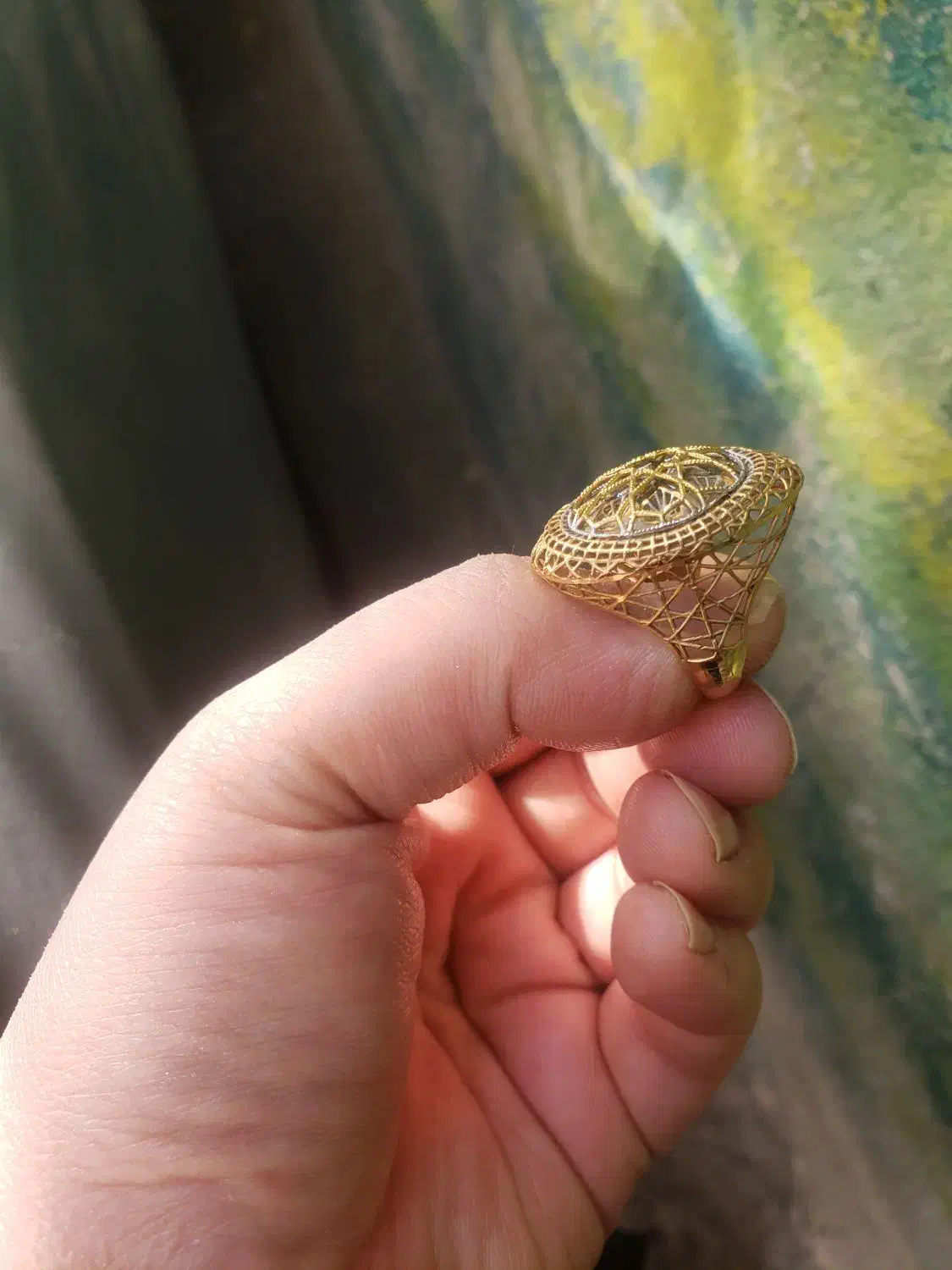 انگشتر طلا شیک|جواهرات|یاسوج, |دیوار