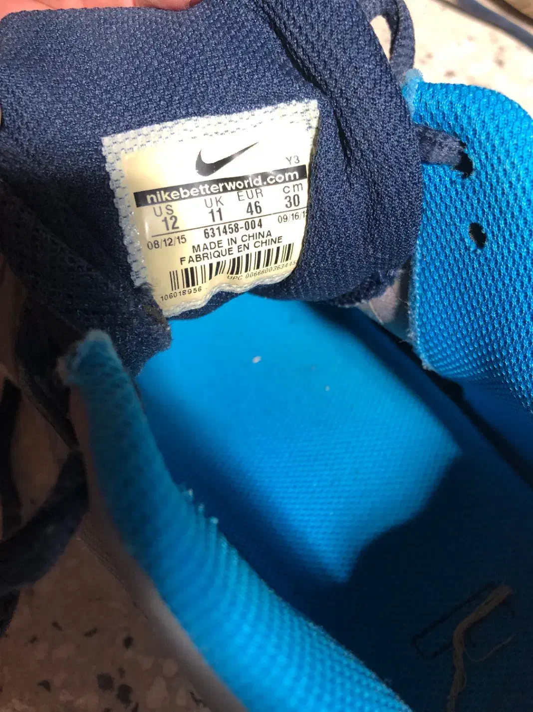 کتونی نایکی اصل سایز ۴۵/۴۶|کیف، کفش، کمربند|شیراز, صاحب الزمان|دیوار