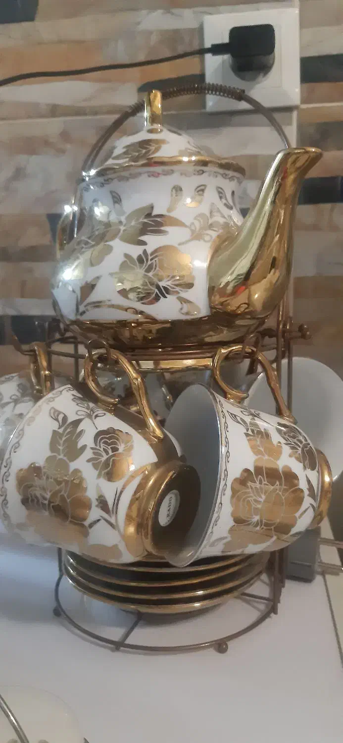 ست قوری وفنجان ونعلبکی|قوری، کتری، قهوهساز دستی|مشهد, طرق|دیوار