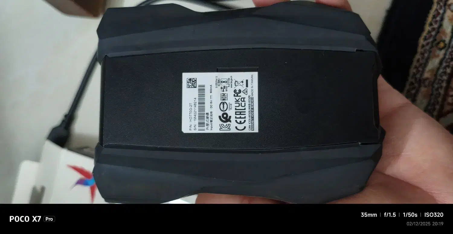 هارد اکسترنال 2ترابایتAdata|قطعات و لوازم جانبی رایانه|کرج, ساماندهی|دیوار