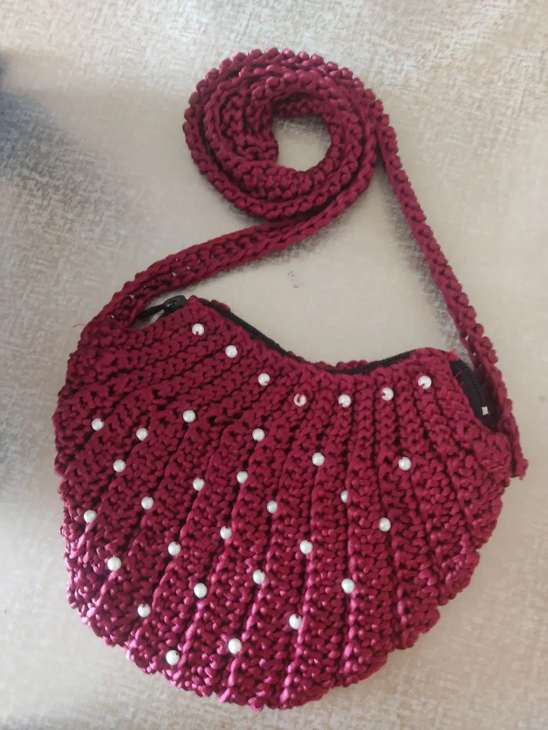 کیف دستباف صدفی|کیف، کفش، کمربند|نجفآباد, گلدشت|دیوار