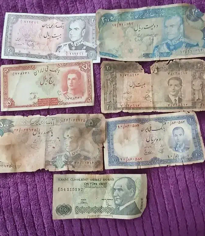 قسمتی از تاریخ ایران که   را به گزشته قیمت تفاوقی|کلکسیون سکه، تمبر، اسکناس|بندر ترکمن, |دیوار