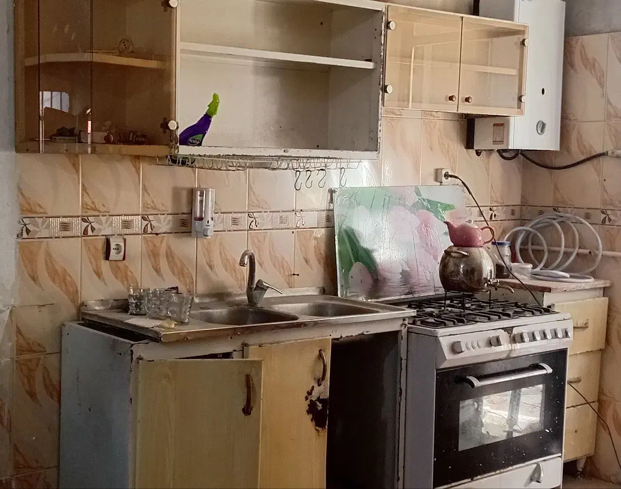 کابینت|آب‌چکان و نظم‌دهنده ظروف|مشهد, آبکوه|دیوار