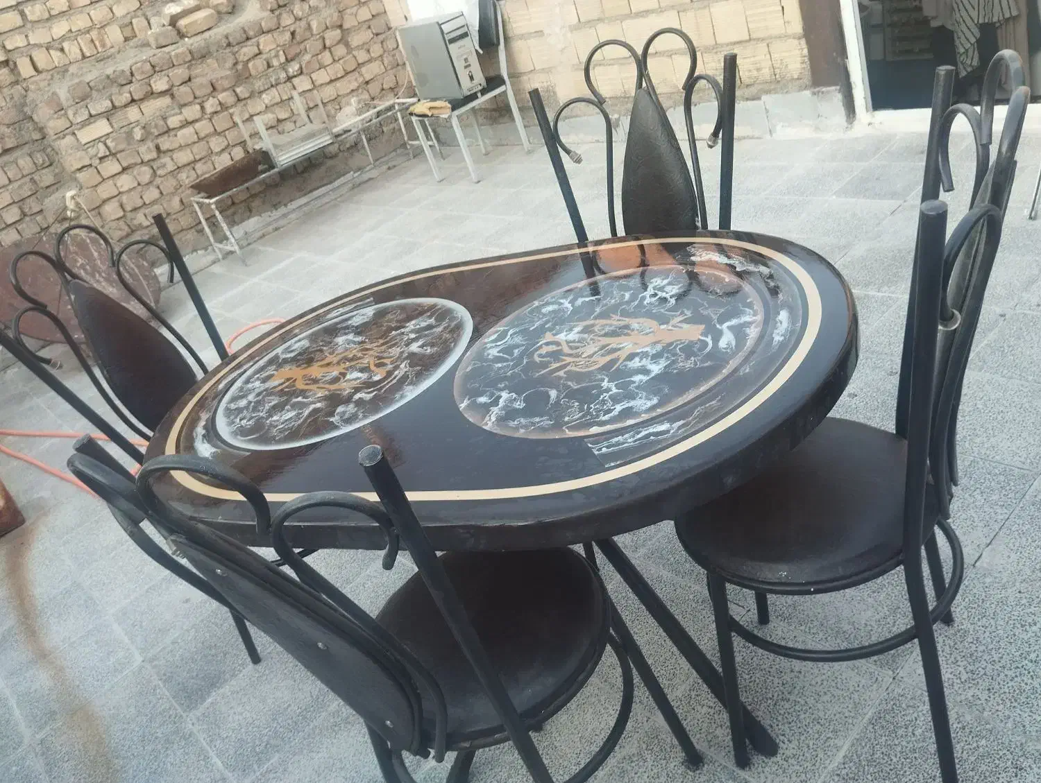 میز نهارخوری ۴نفره|میز و صندلی غذاخوری|قم, ولیعصر|دیوار