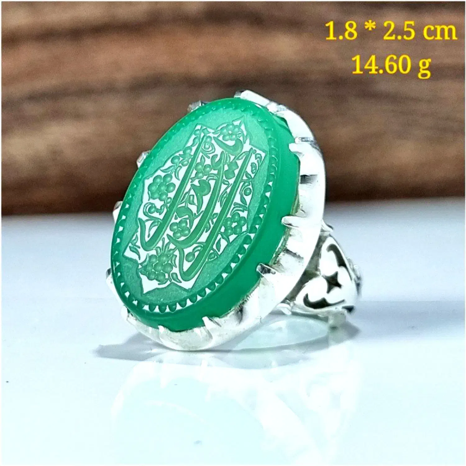 انگشتر عقیق سبز خطی|بدلیجات|تهران, الهیه|دیوار