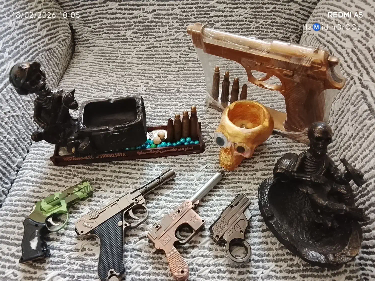 فندک|کلکسیون اشیاء عتیقه|جاجرود, |دیوار