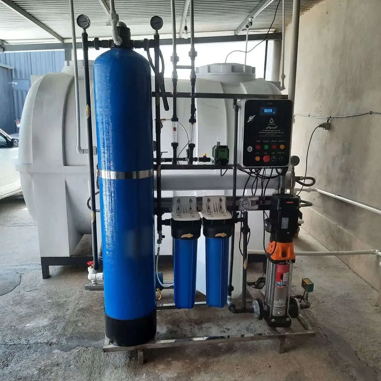 دستگاه تصفیه آب صنعتی 3 فاز 15000 لیتری RO.15.M|آب‌سردکن و تصفیه آب|گرمسار, |دیوار