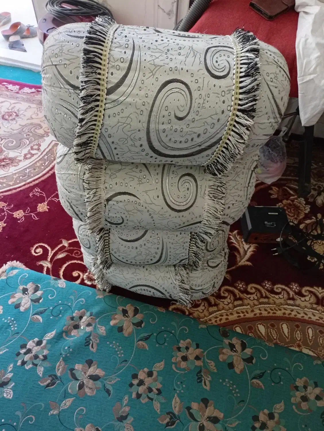 فروش دوجفت پشتی سلطنتی|مبلمان خانگی و میز عسلی|جهرم, |دیوار