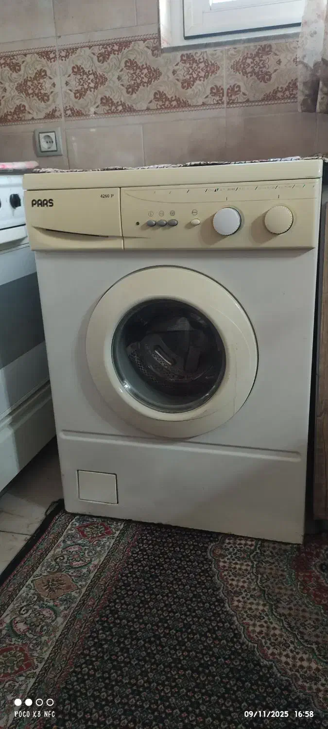 ماشین لباسشویی پارس|ماشین لباسشویی و خشککن لباس|خلخال, |دیوار
