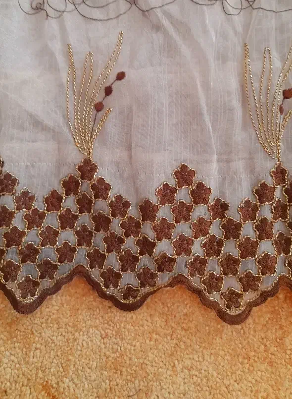 پرده حریر|پرده، رانر، رومیزی|قم, چهل درخت‎|دیوار