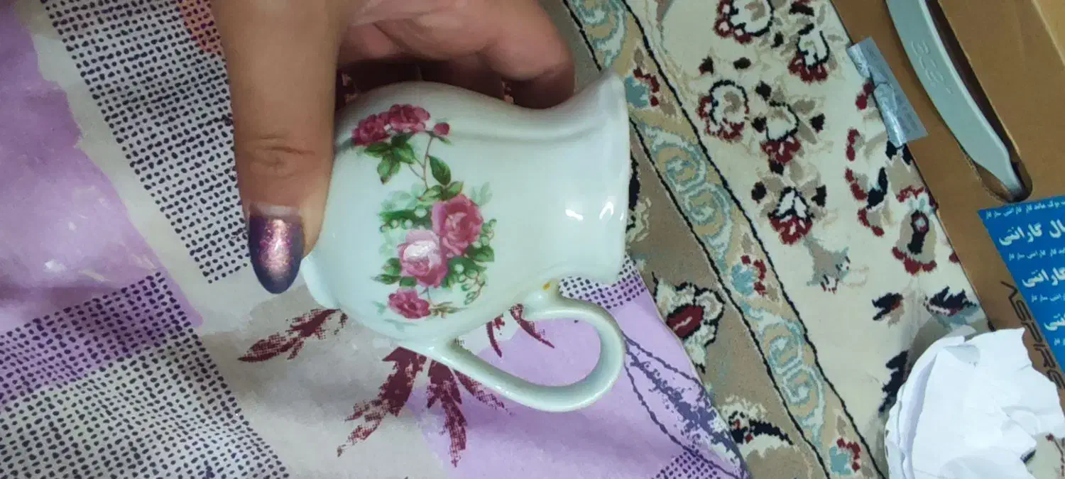 چینی گل قرمز|ظروف سرو و پذیرایی|اصفهان, شمس آباد|دیوار