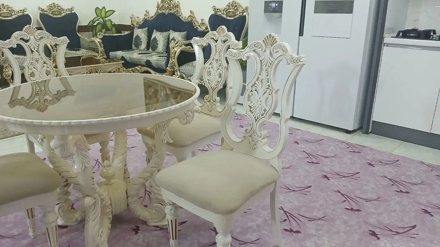 میز نهار خوری|میز و صندلی غذاخوری|کوهدشت, |دیوار