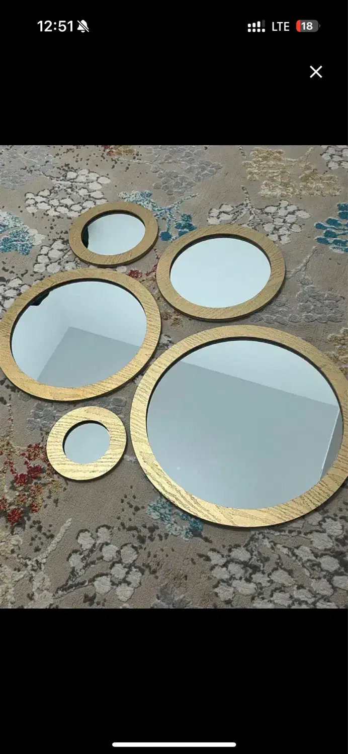 اینه گرد|آینه|کرج, مصباح|دیوار