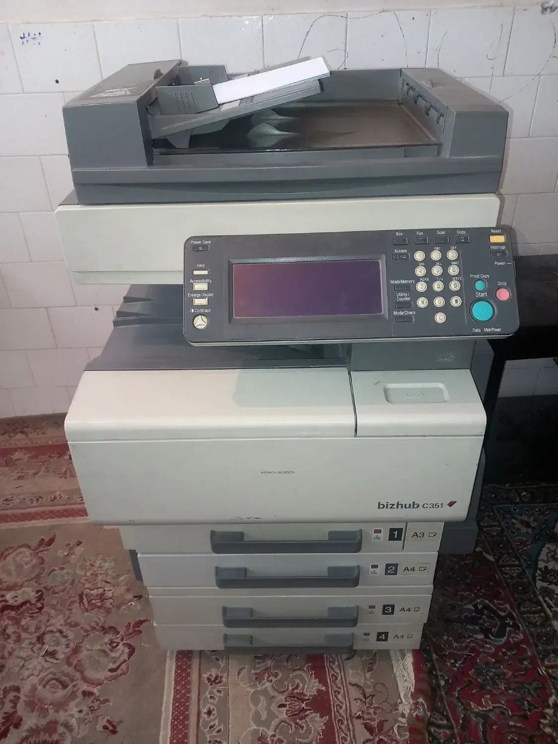 پرینتر حرفه ای konika c351|پرینتر، اسکنر، کپی، فکس|الیگودرز, |دیوار