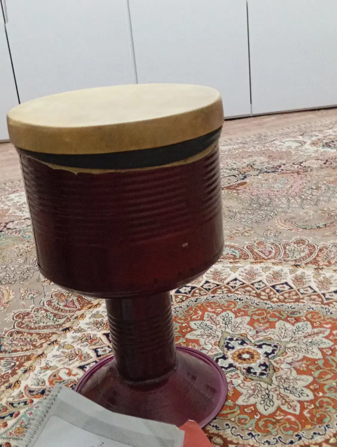 تنبک یا ضرب کردی|سازهای سنتی|مهاباد (آذربایجان غربی), |دیوار