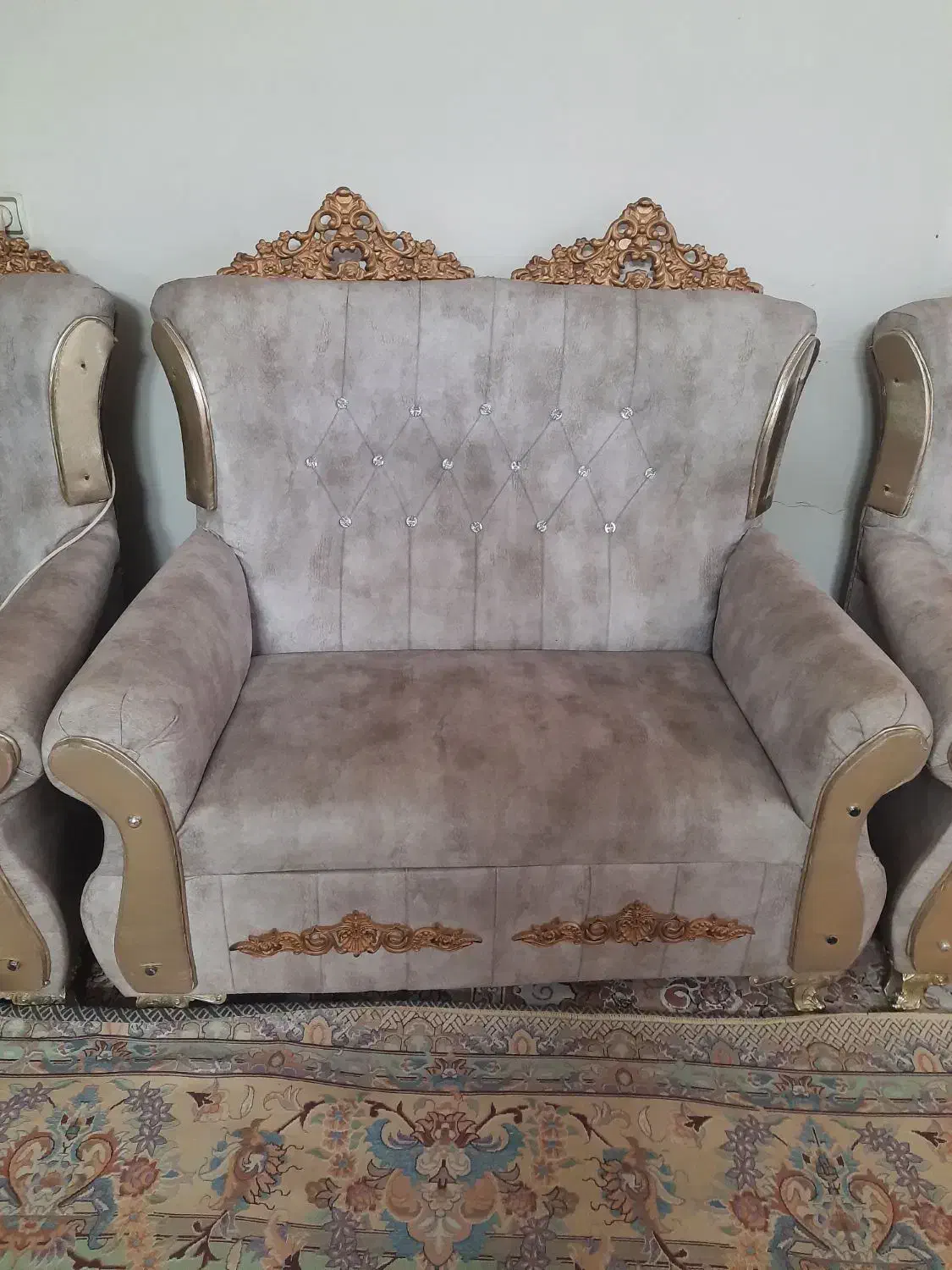 مبلمان ۶ نفره|مبلمان خانگی و میز عسلی|نیشابور, بنیاد شهید|دیوار