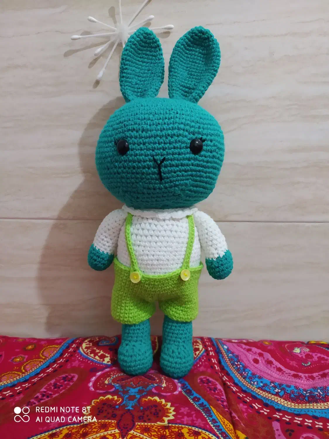 عروسک خرگوش خوشتیپ دستبافت|اسباب‌بازی بچه|بندرعباس, |دیوار