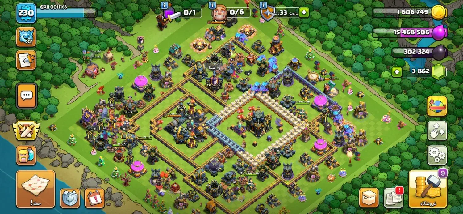 اکانت کلش اف کلنز|کنسول، بازی ویدئویی و آنلاین|مشهد, بهشت|دیوار