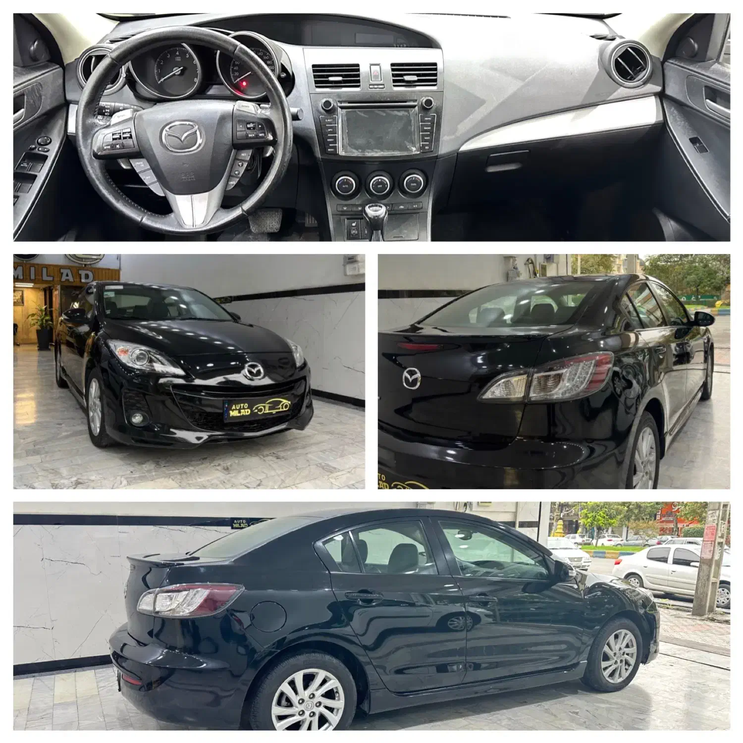 مزدا ۳مدل ۹۶ مشکی بی رنگ درجه یک|خودرو سواری و وانت|آمل, |دیوار