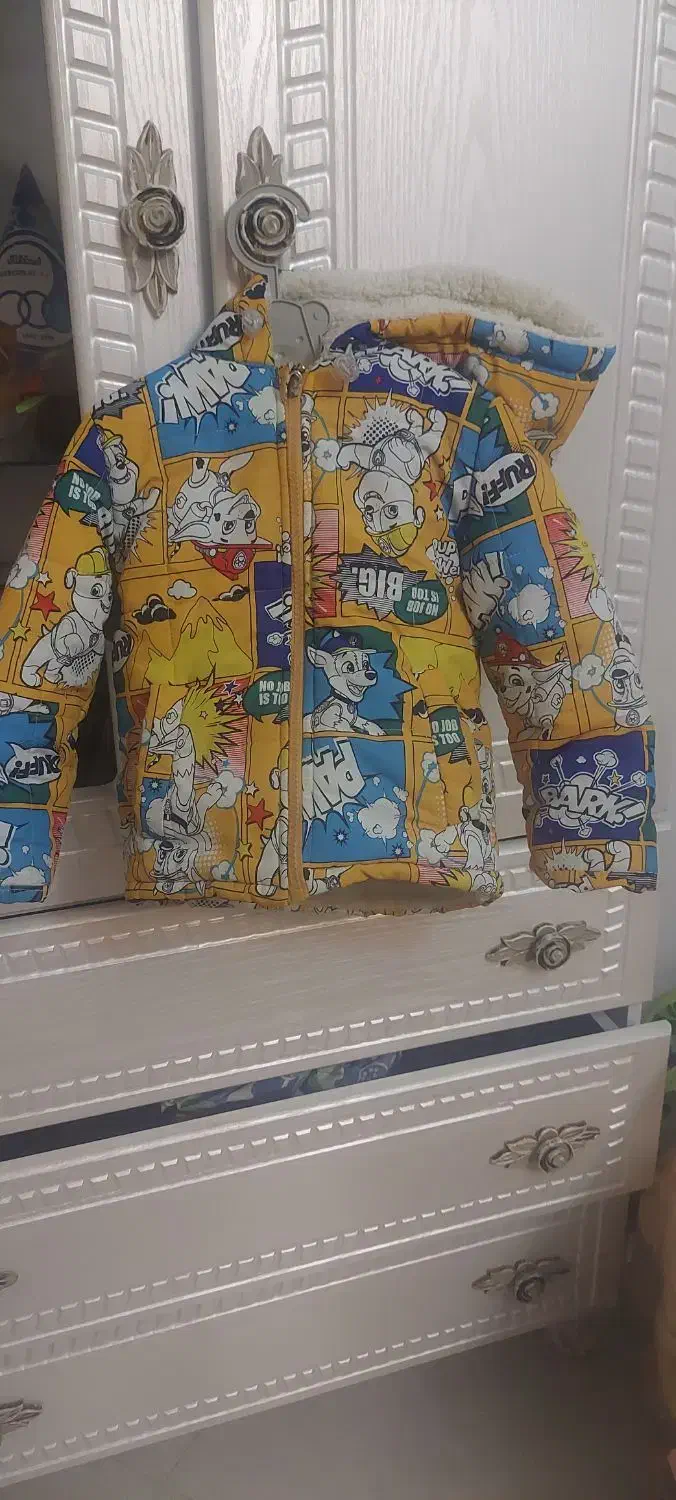 کاپشن پسرانه سایز مدیوم|کفش و لباس بچه|رضوانشهر, |دیوار