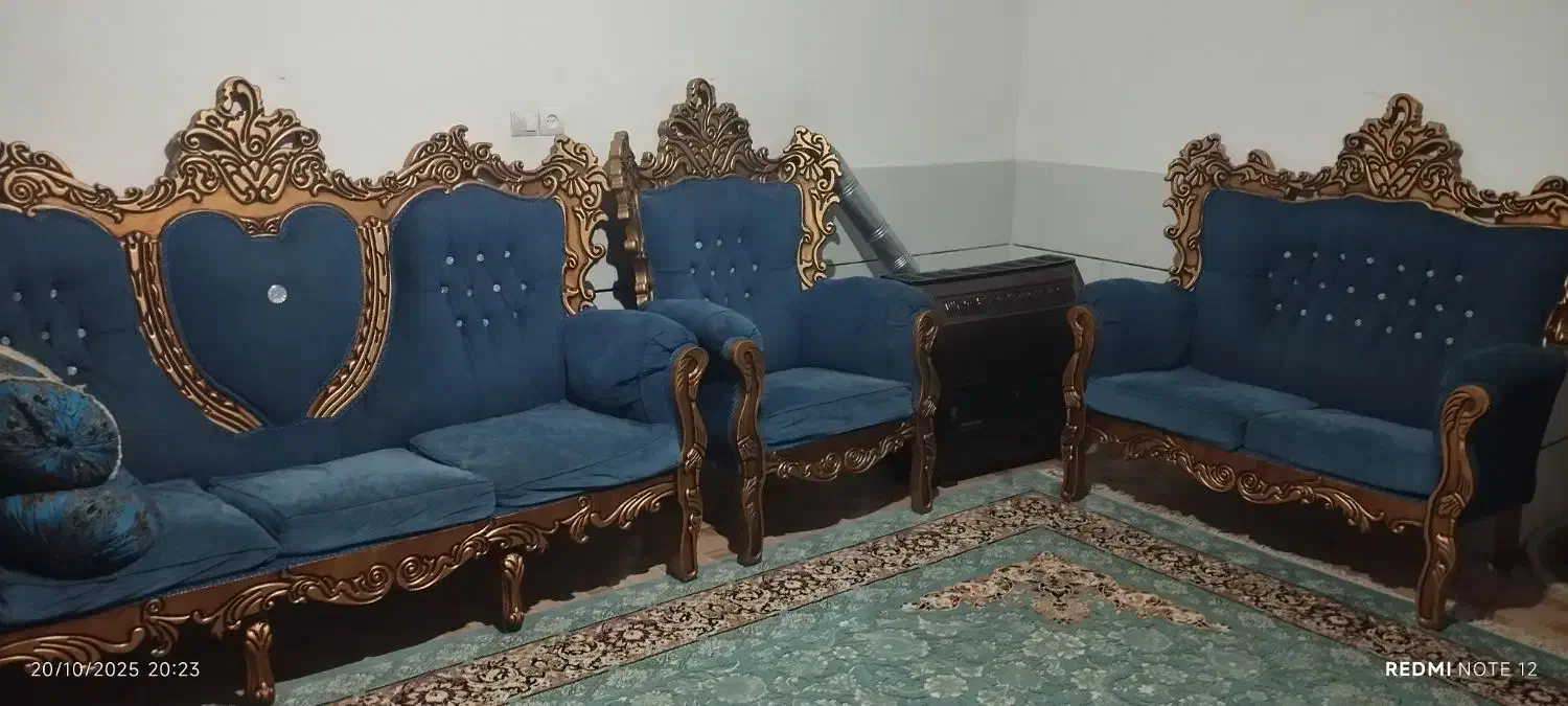 فروش مبل 7نفره|مبلمان خانگی و میز عسلی|آباده, |دیوار