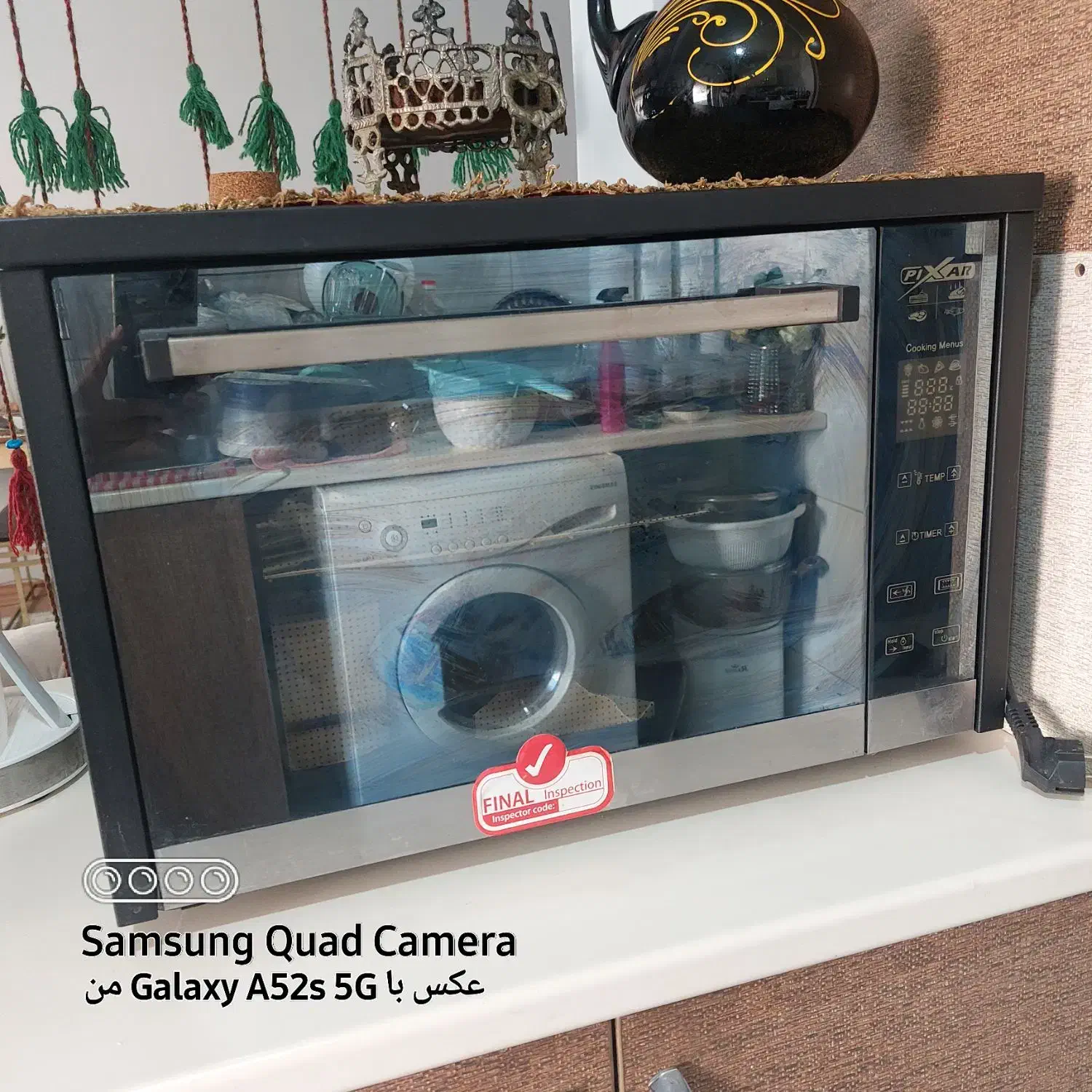 فروش آون توستر به علت کمبود جا|اجاق گاز و لوازم برقی پخت‌وپز|پرند, فاز ۵|دیوار