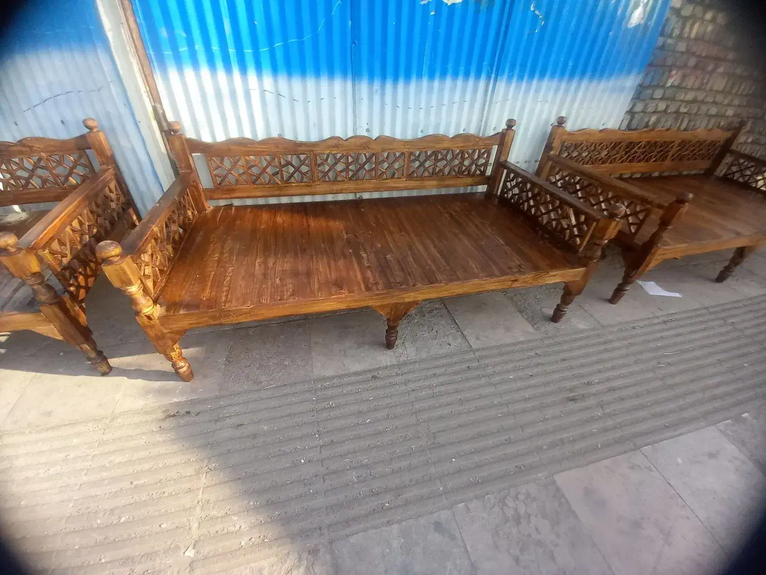 تخت سنتی ۲۰۰ / ۱۰۰|مبلمان خانگی و میز عسلی|تهران, دولتخواه شمالی|دیوار