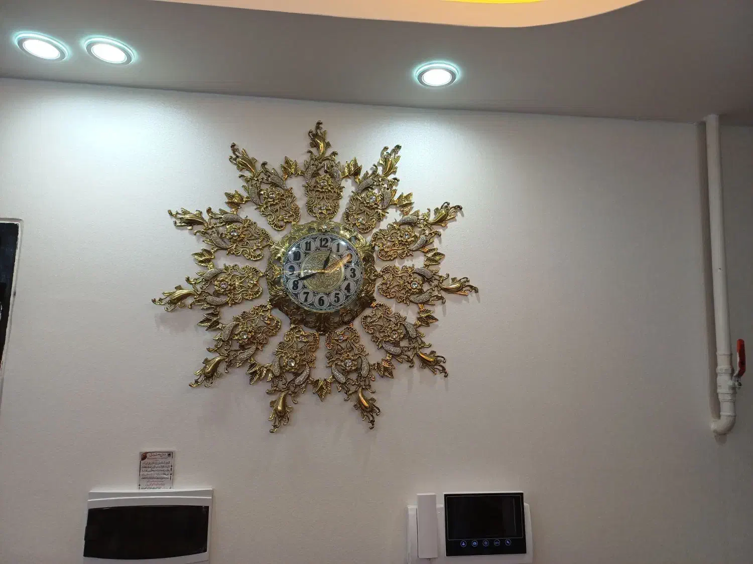 ساعت دیواری برنز سنگین|ساعت دیواری و تزئینی|تبریز, |دیوار