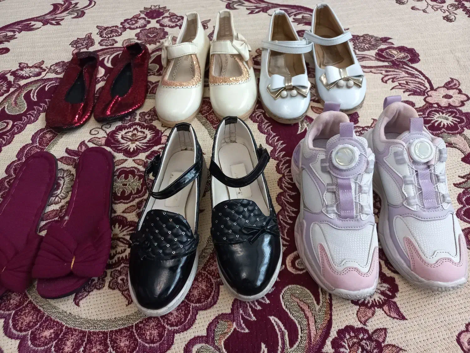 کفش و کیف و نقاب دخترانه|کیف، کفش، کمربند|فولادشهر, مسکن مهر فولادشهر|دیوار