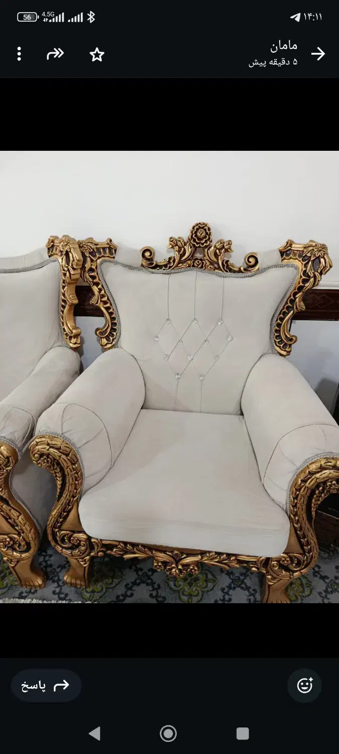 مبل کارکرده در حد نو|مبلمان خانگی و میز عسلی|اسدآباد, |دیوار