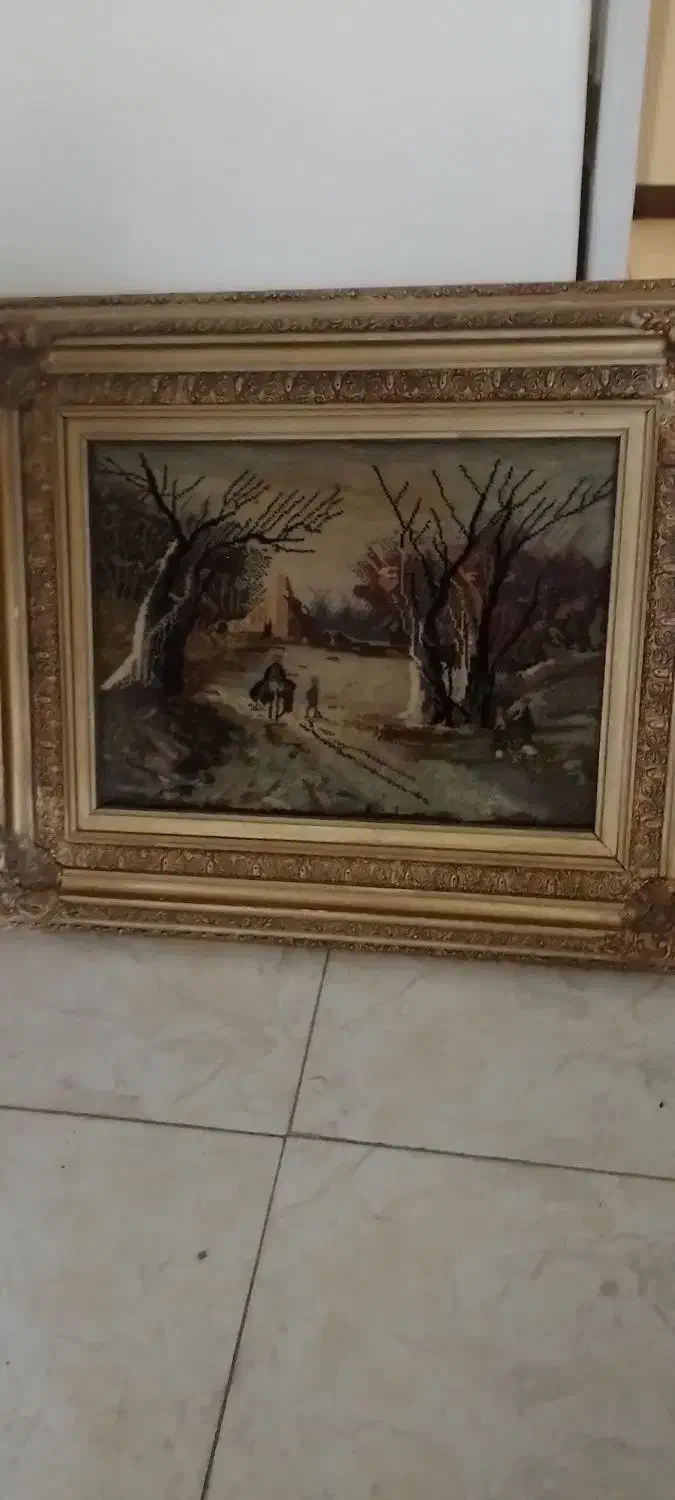 تابلو فرش دستباف متعلق به ۴۰ سال پیش کلکسیونی|کلکسیون اشیاء عتیقه|تهران, بهار|دیوار