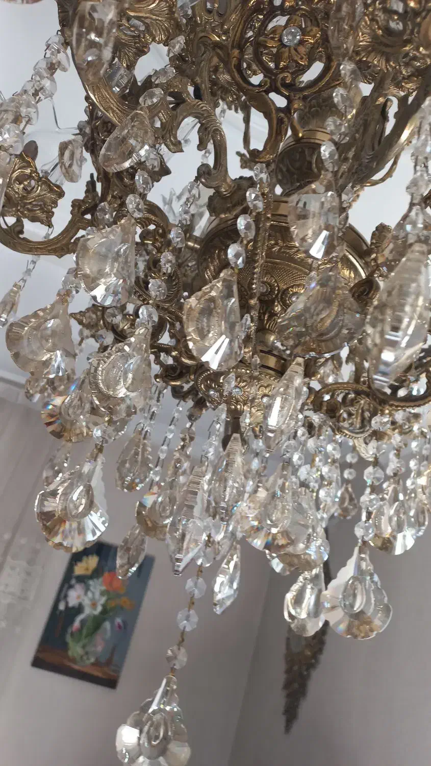 لوستر برنز|لوستر و چراغ آویز|شهریار, شهرک وائین|دیوار