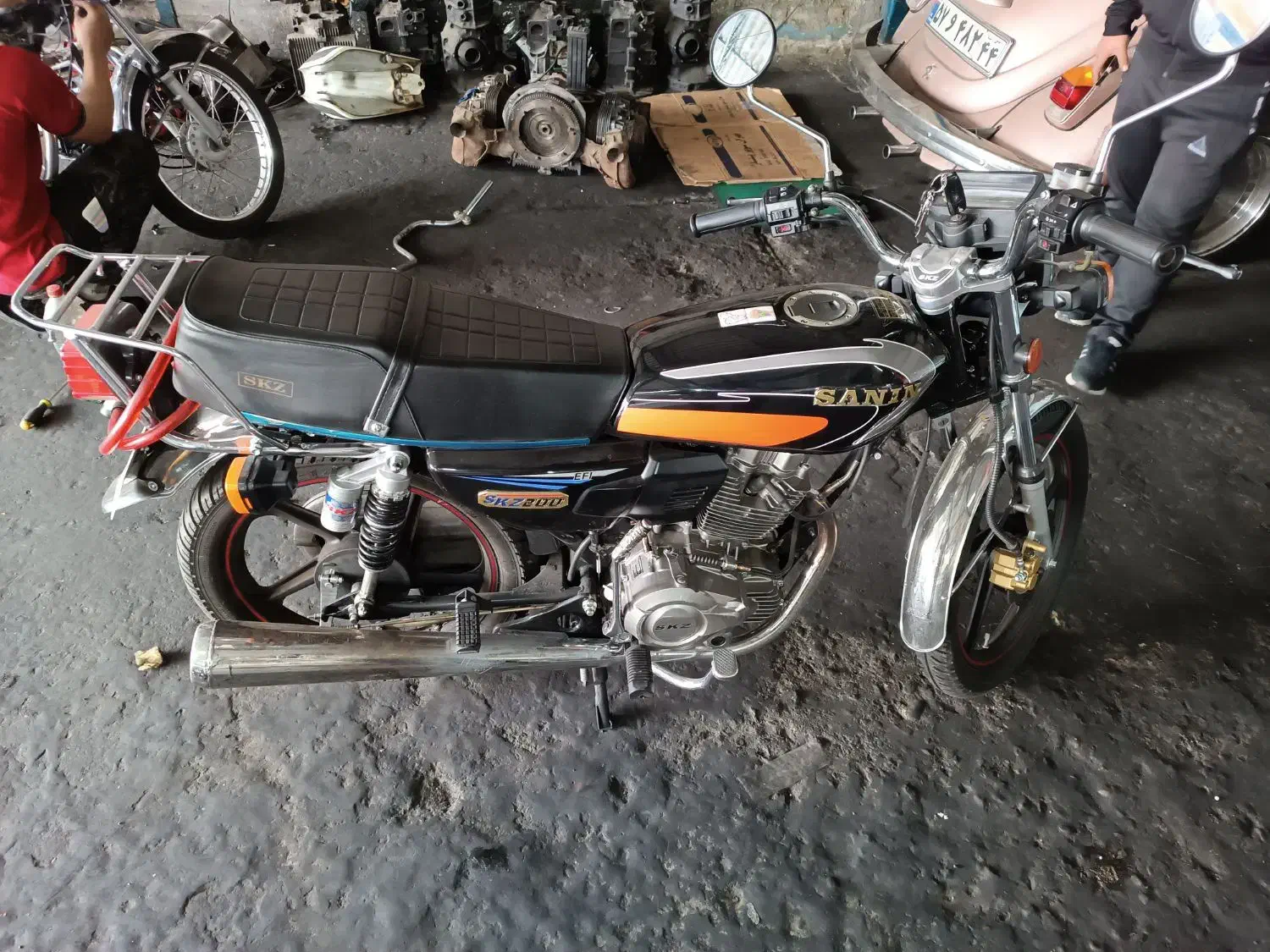 موتور متین 200cc|موتورسیکلت|تهران, سلسبیل جنوبی|دیوار