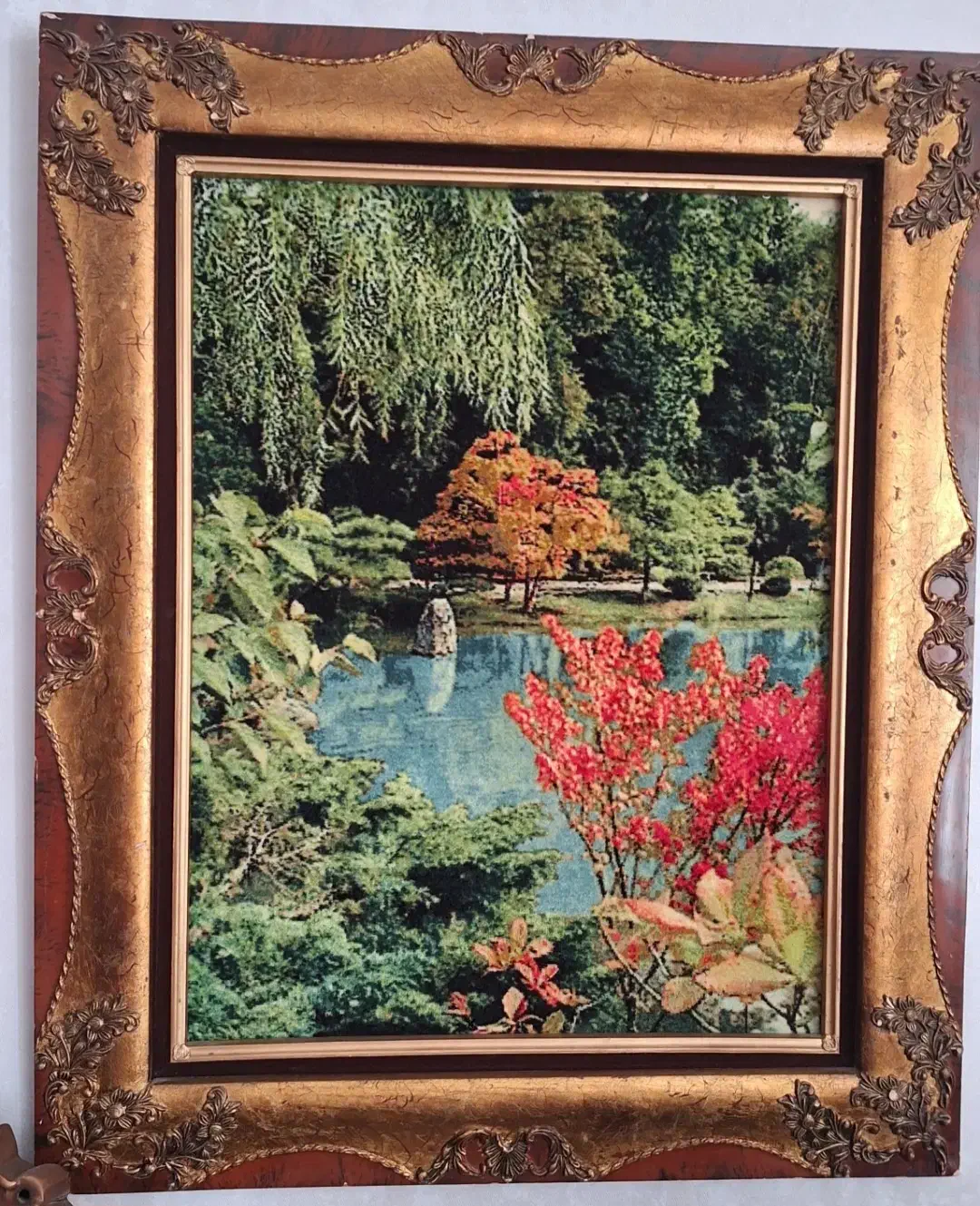 دوعدد تابلو فرش دستباف باف با قاب|تابلو فرش|تبریز, |دیوار