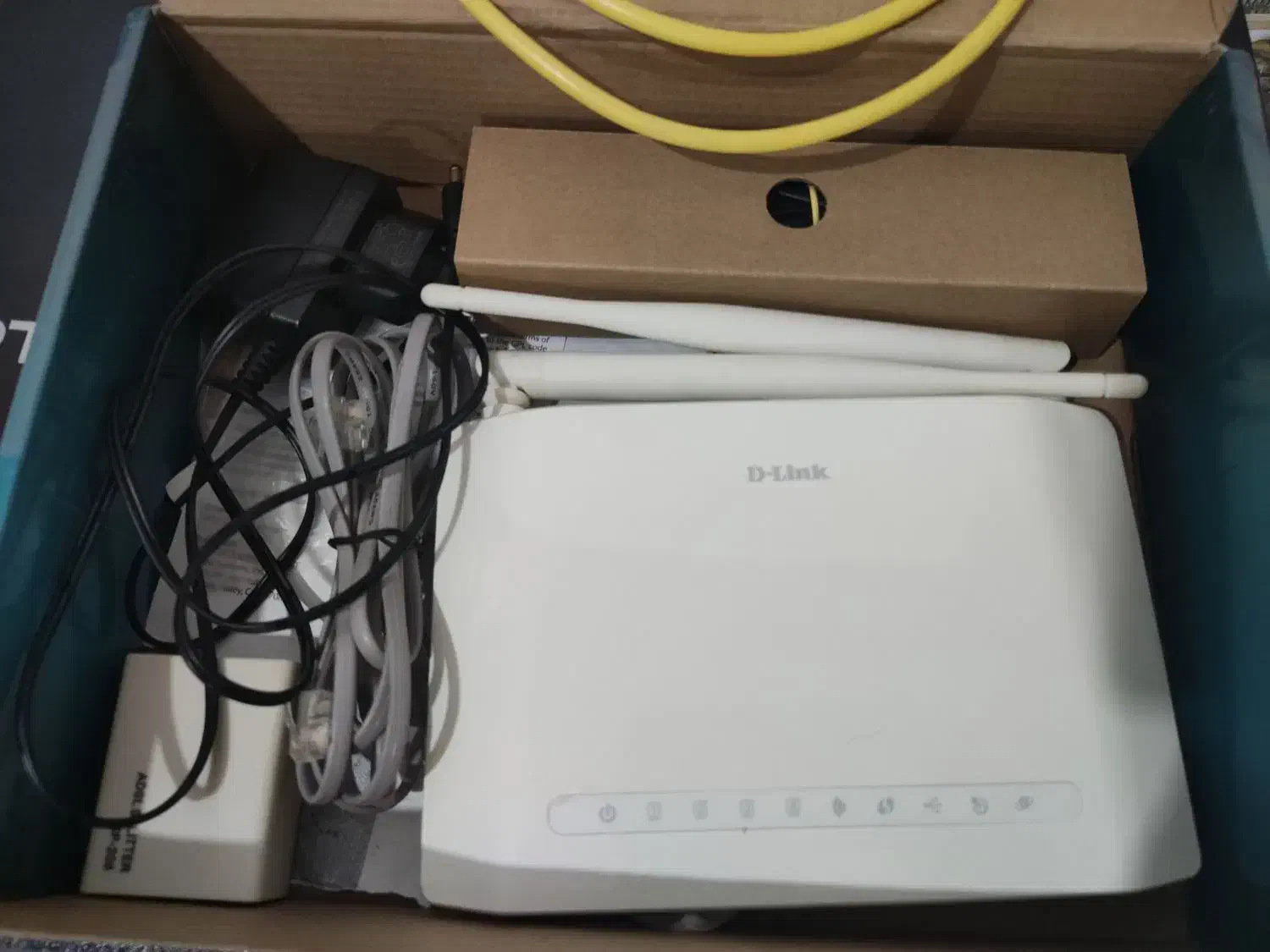 مودم روتر ADSL2+(N300)D linkدی لینک مدلDSL2750U|مودم و تجهیزات شبکه|جیرفت, |دیوار